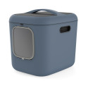 Cat Litter Box - ROTHO Biala XL with Carbon Filter Blue