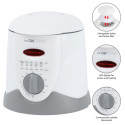 Deep Fryer - Clatronic Ffr 2916 Single 1 L Stand-alone 900 W Deep Frye