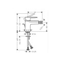 BIDET MIXER HG VERNIS BLEND CHROME