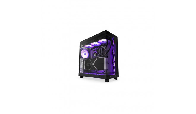 PC CASE NZXT H6 FLOW RGB MIDI TOWER WINDOW BLACK