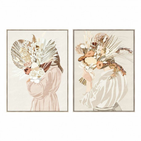 Kangas DKD Home Decor polüstüreen Kangas 90 x 4 x 120 cm