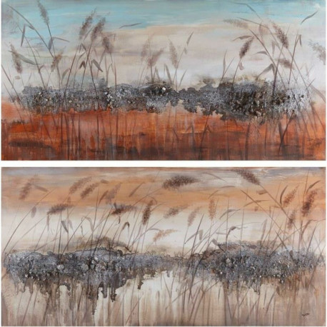 Maal DKD Home Decor 140 x 3,5 x 70 cm Kaasaegne (2 Ühikut)