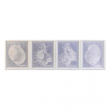 Maal DKD Home Decor Kristall Tigu 50 x 2 x 60 cm 50 x 60 x 2,5 cm (4 Tükid, osad)