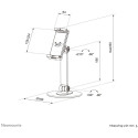 "Universal Tablet-Ständer für 4.7-12.9"" 1KG DS15-540BL1 Neomounts"