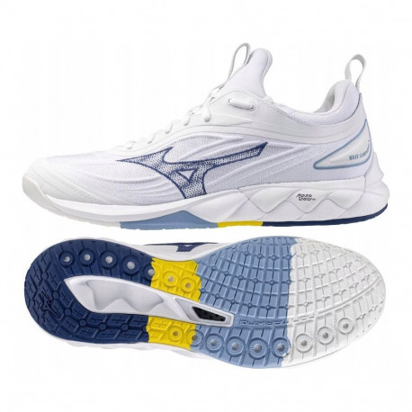 Mizuno Wave Luminous 3 Volleyball Shoes, White, Size 46 (V1GA242096)