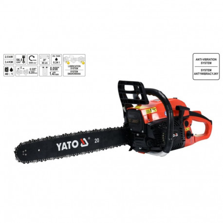 YT. PETROL CHAINSAW 3.4 HP... 48 cm
