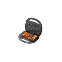 Peanut Toaster - Adler AD 3071 12 Halves Non-Stick Black
