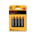 Alkaline Battery - Kodak XTRALIFE AA 2700mAh 4 Pack Black Metallic