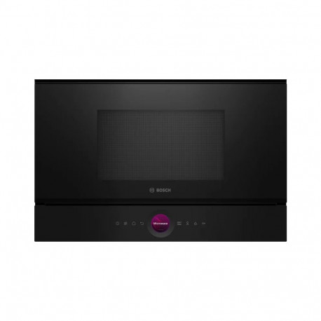 Microwave Oven - Bosch Serie 8 BFL7221B1 21L 900W Built-in Solo Black