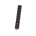 Power Strip - Lestar 6, Black