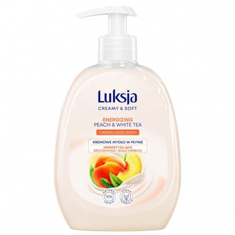 HAND WASH LUKSJA PEACH AND TEA 500ML