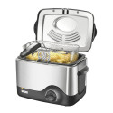 Unold Fryer Compact 1,5l 1200W must hõbedane (58615)