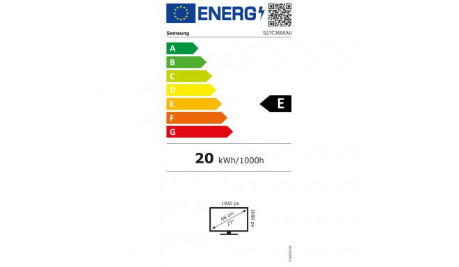 Samsung monitor LS27C360EAU (LS27C360EAUXEN)