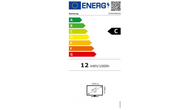Samsung monitor (LS24D400GAUXEN)