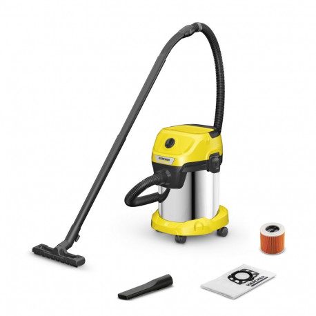 Kärcher tolmuimeja WD 3 S V-17 4 20 roostevabast terasest, kollane 1.628-135.0