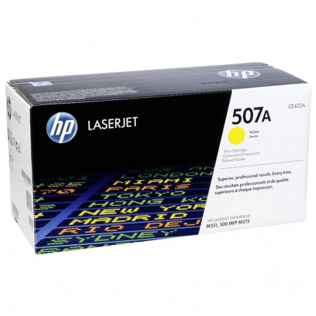 HP Cartridge No 507A HP507A HP 507A Yellow Gelb (CE402A)