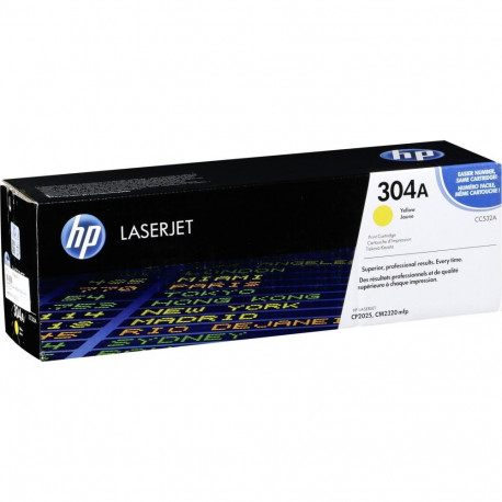 HP Cartridge No 304A HP304A HP 304A kollane (CC532A)