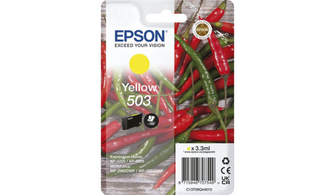 Epson tindikassett 503 (C13T09Q44010), kollane