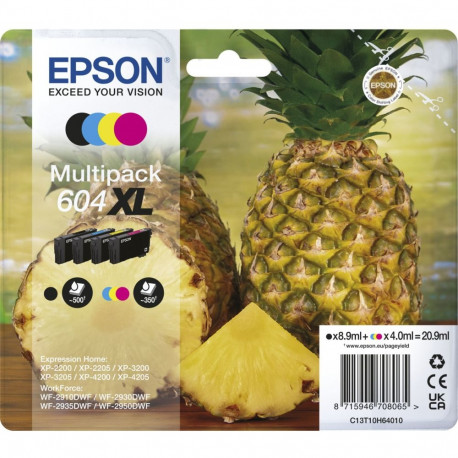 Epson tindikassettide komplekt 604XL (C13T10H64010)