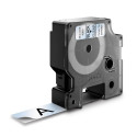 Dymo Schriftband 45800 must läbipaistev (S0720820)