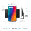 BenQ monitor PD3225U (9H LLYLA TBE) BenQLLYLA BenQ LLYLA