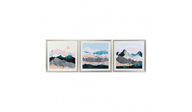 Maal DKD Home Decor Idamaine Mägi 70 x 4 x 70 cm (3 Tükid, osad)