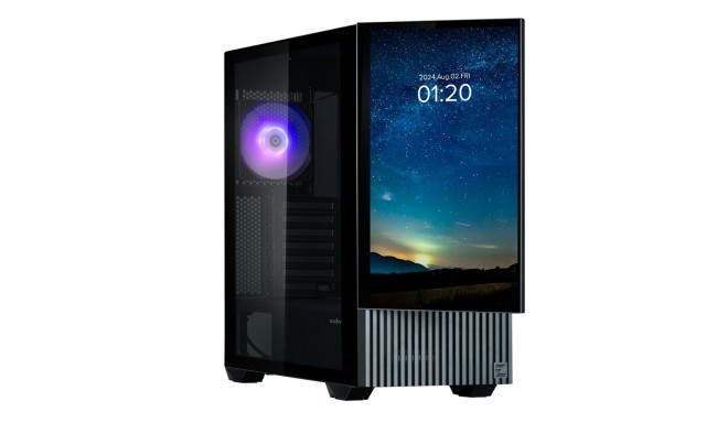 Zalman Z10 DS ATX Mid Tower PS Case Black, 120 mm  ARGB Fan x1