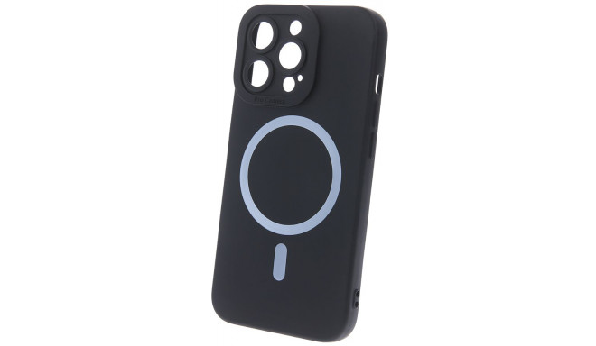 Kaitseümbris Silicone Magsafe Apple iPhone 13 Pro Max, must