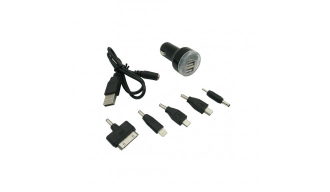 12/24V USB laadija sigaretisüütajast 2 x USB,   2.1mA