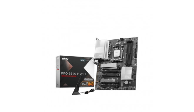MSI Mainboard||AMD B840|SAM5|ATX|Memory DDR5|Memory slots 4|5xPCI-Express 16x|2xM.2|1xHDMI|1xAudio-I