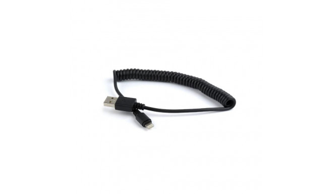 Gembird CABLE LIGHTNING TO USB2 1.5M/SPIRAL CC-LMAM-1.5M
