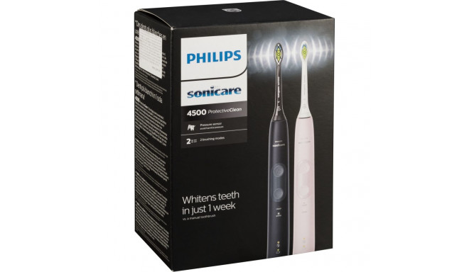 Philips | Electric Toothbrush | HX6830/35 4500 Series | Rechargeable | For adults | Number of brush 