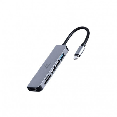 Gembird I/O ADAPTER USB-C TO HDMI/USB3/6IN1 A-CM-COMBO6-02