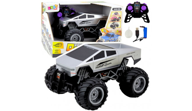 Auto Terenowe Off-Road RC Zdalnie Sterowane Srebrne 1:16