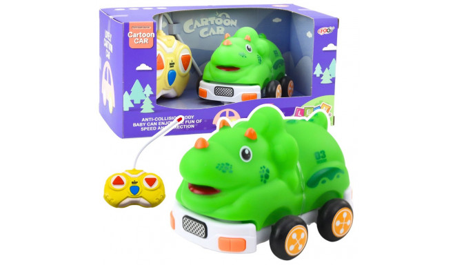 Autko Zdalnie Sterowne RC Dla Malucha Dinozaur Zielony