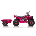 Quad Na Akumulator XMX630T Różowy Z Przyczepą