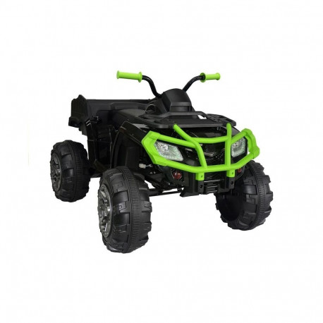 BDM laste elektriquad 0909 LED-tuled MP3 24V, roheline