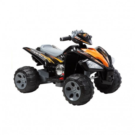 Quad Pojazd Na Akumulator Dla Dziecka Terenowy Światła LED Panel MP3 Czarny
