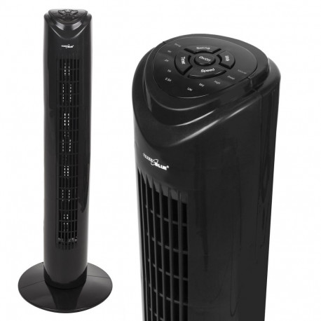 GreenBlue kolonnventilaator GB645 45W 3 kiirust 82cm kõrge 1,5m juhe pultiga ja taimeriga