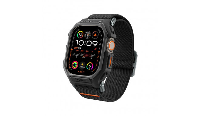 Spigen Lite Fit "Pro" - Etui z paskiem do Apple Watch Ultra 1/2 49 mm (Matte Black)