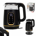 Kettle 1.7 l LED display, temperature control AD 1305 black gold
