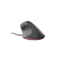Vertical mouse CRAKE 2 PRO 128000DPI optical black