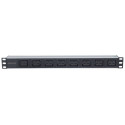 Power strip rack 1U 110V-250V/16A C19 socke