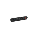 Power strip ARC5 1,5 m ARC5/15/CZ black