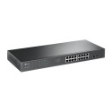 Networking Switch - TP-Link JetStream 16-Port Gigabit Easy Smart PoE/PoE+ 192W 36 Gbit/s