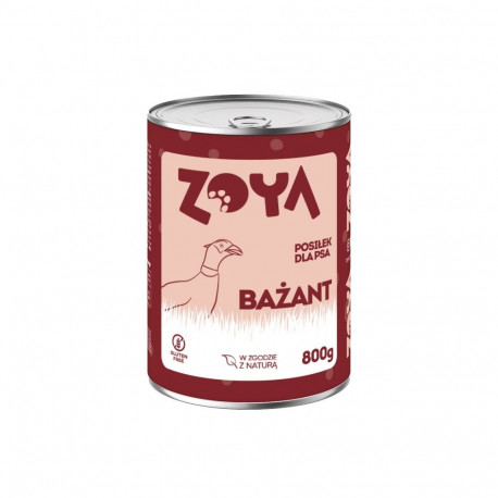 Wet Dog Food - ZOYA With Pheasant 800g