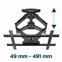 TV Wall Mount - Gembird WM-75ST-01 Full Motion 32”-75” 45 kg Capacity