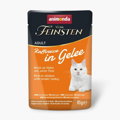 Cat Food - ANIMONDA Vom Feinsten Adult Chicken & Turkey in Jelly 85g ANIMONDA Vom Feinsten Adult Chi
