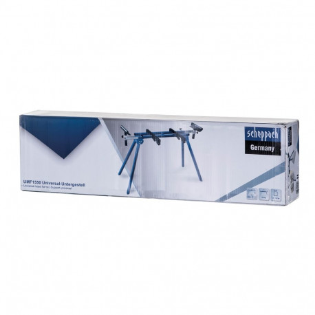 Mitre Saw Stand - Scheppach UMF1550 4 Legs 150 kg Capacity Black, Blue