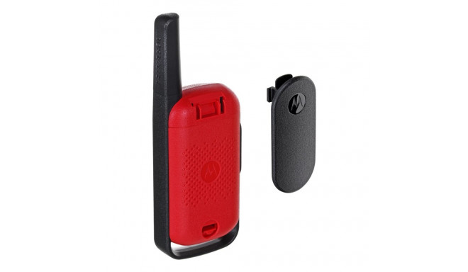 Two-way Radio - Motorola T42 16 Channels Black/red